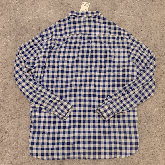 NWT H&M Men’s L.O.G.G. Plaid Button-down Long-sleeve - Picture 6 of 6